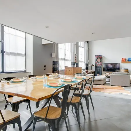 Beautiful And Bright Loft With Rooftop At The Heart Of Roubaix - Welkeys *